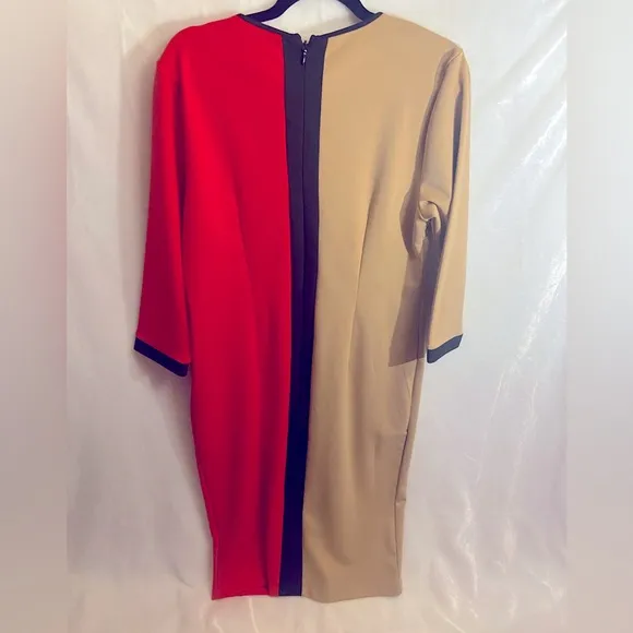 NEW YORK &amp; COMPANY Sheath Color-block Dress