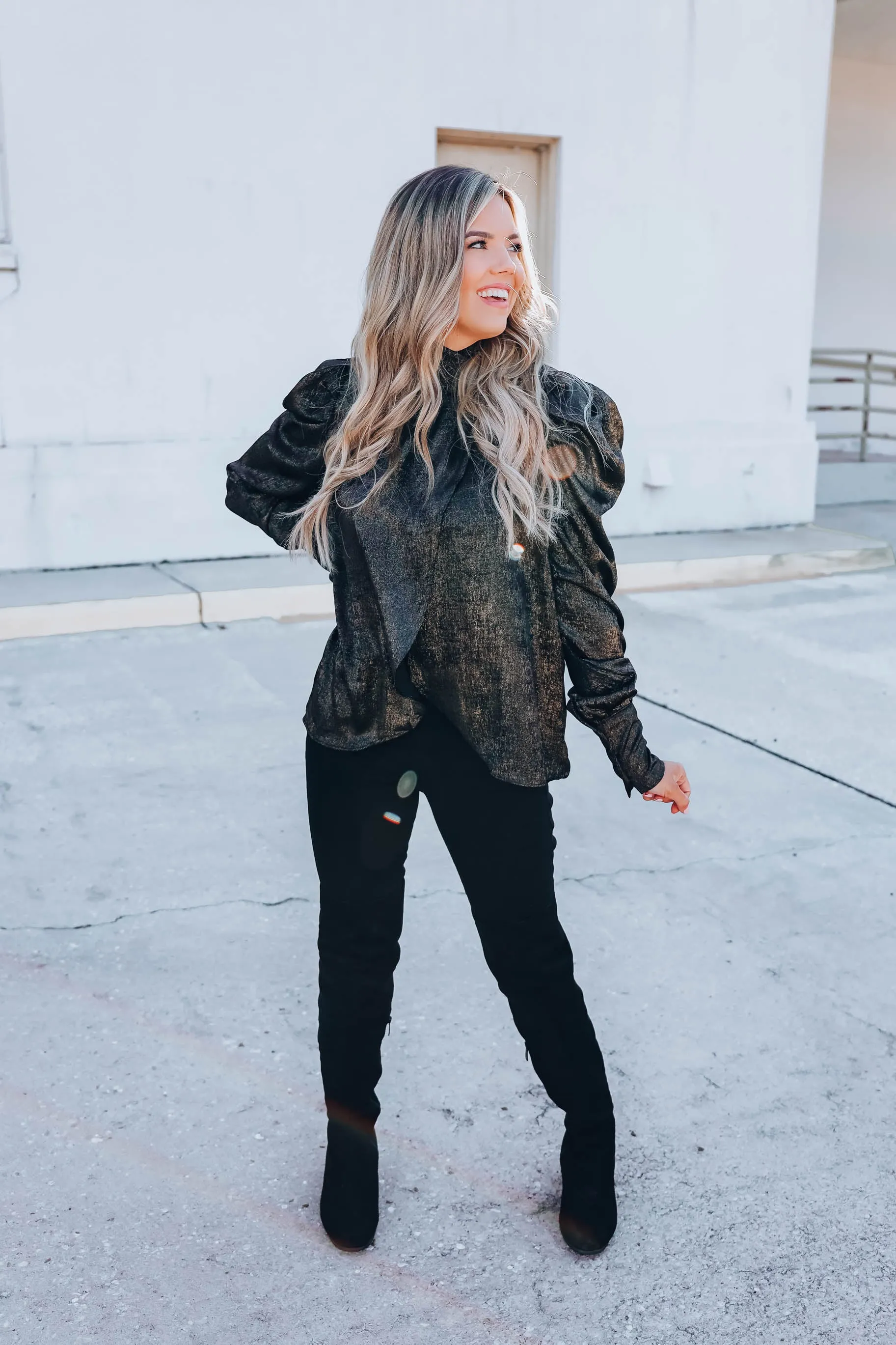Nina Puff Sleeve Blouse
