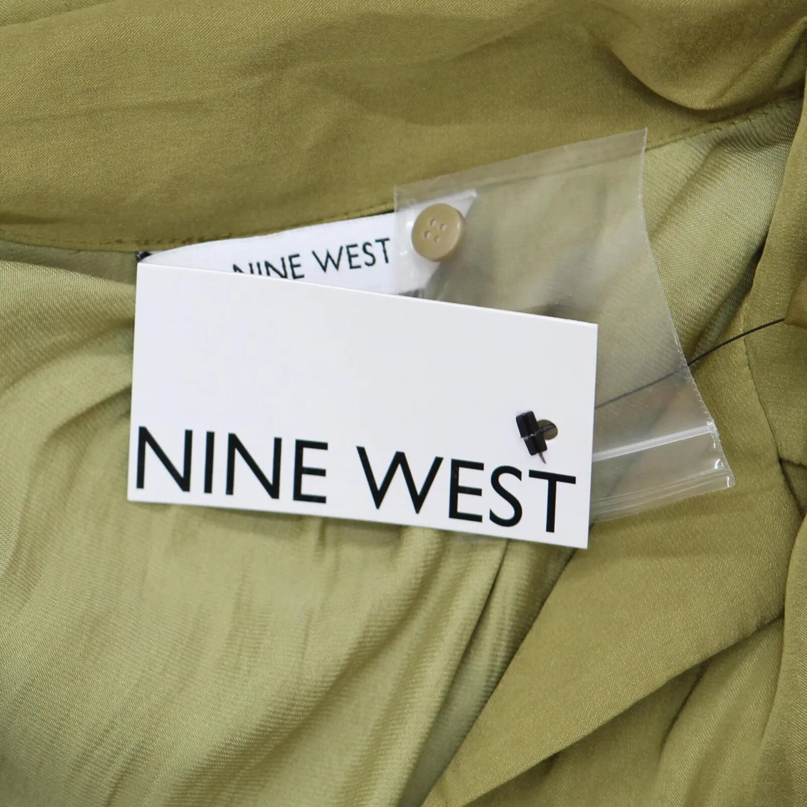 Nine West Womens Short Sleeve Easy Lapel Shirt WW23W207RS