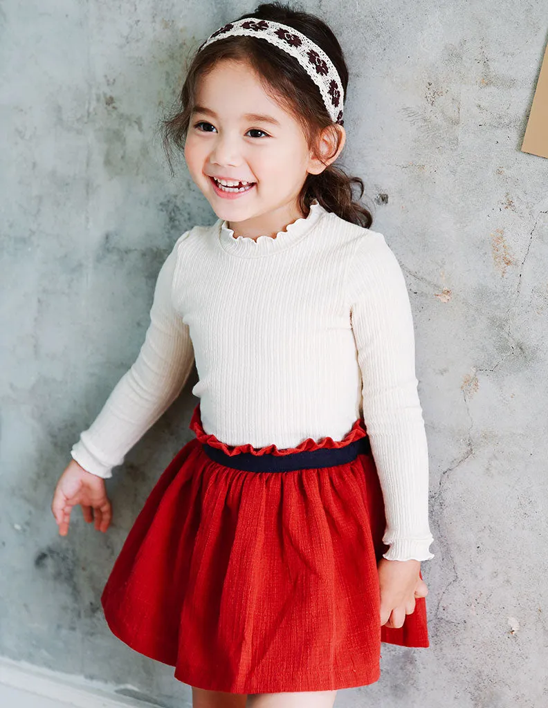 Obi Skirt Scarlet