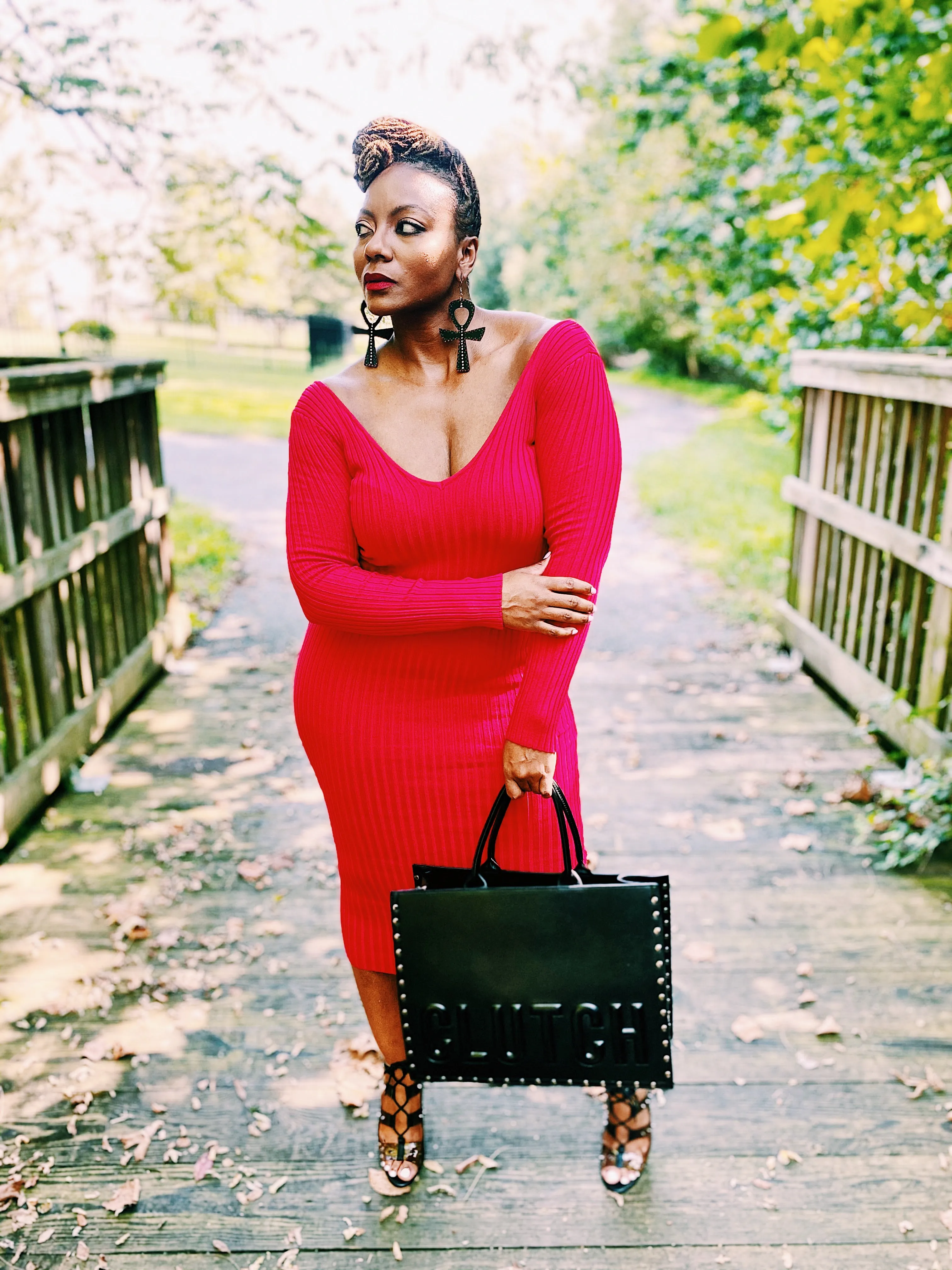 Off the Shoulder Ribbed Dress