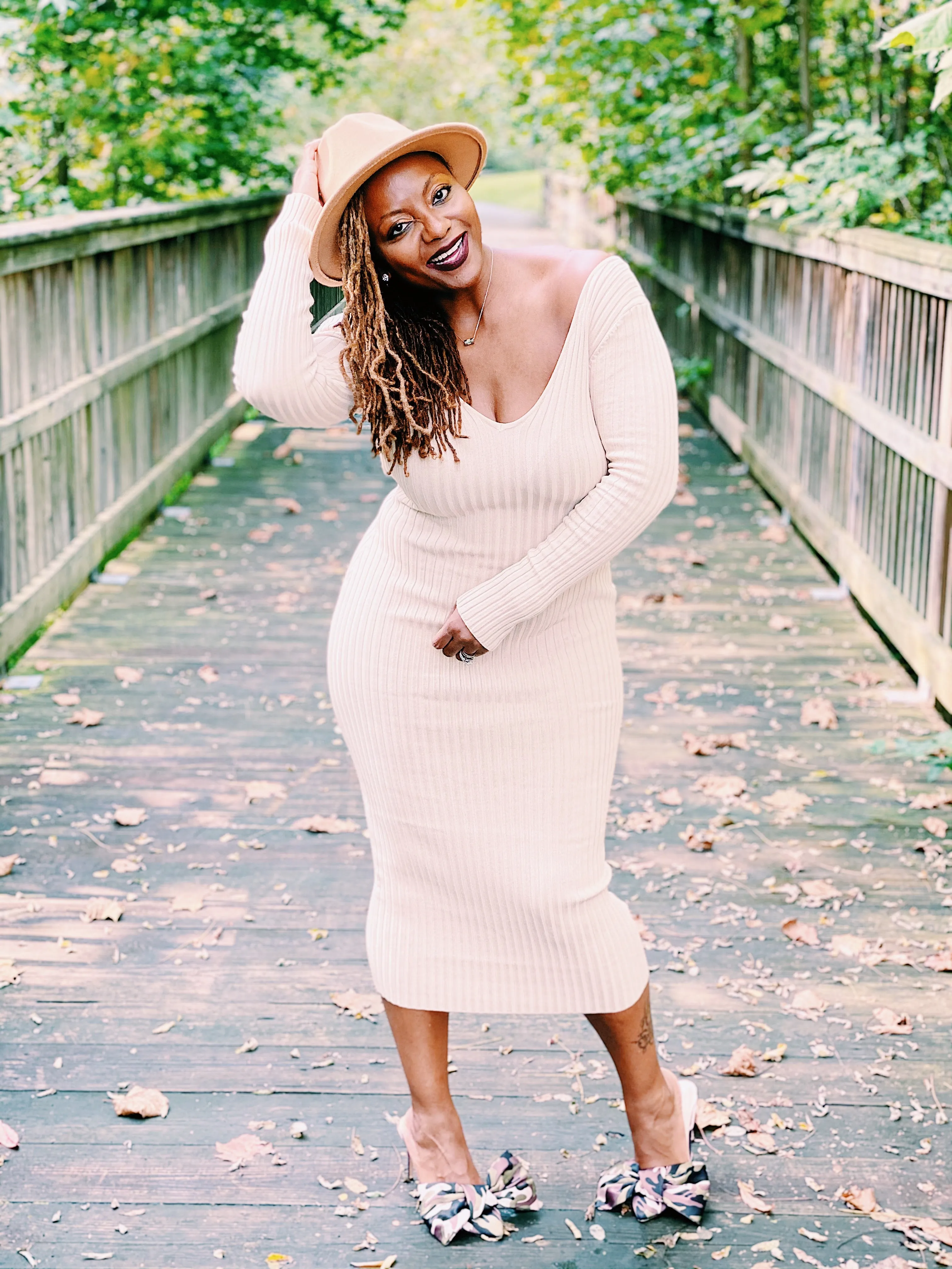 Off the Shoulder Ribbed Dress