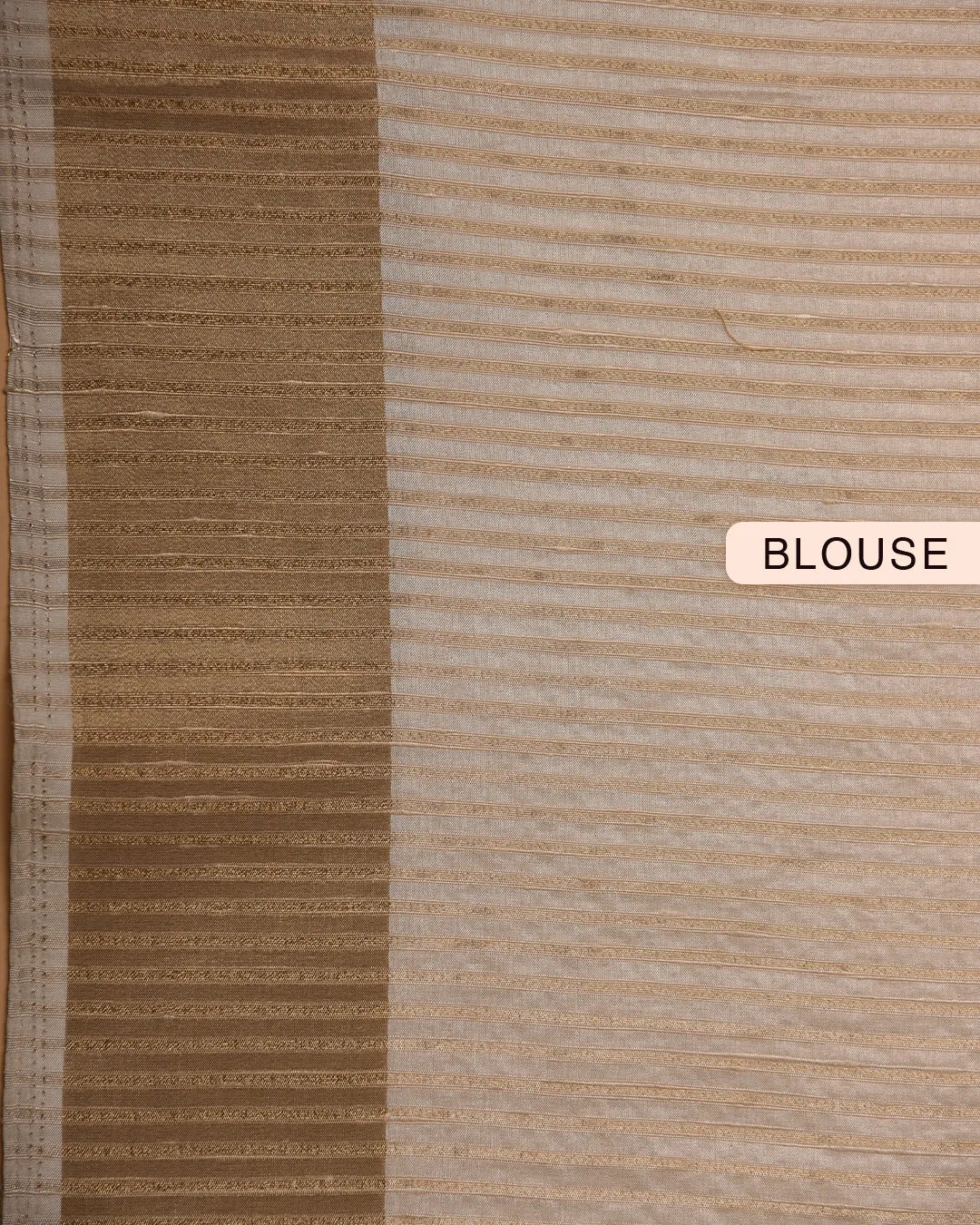 Off White Cotton Silk Blend Embroidered Saree With Cotton Silk Blouse