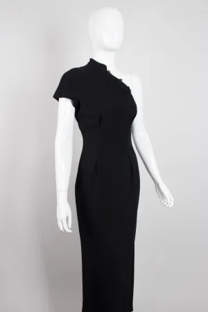 One-Shoulder Cheongsam Sheath Dress