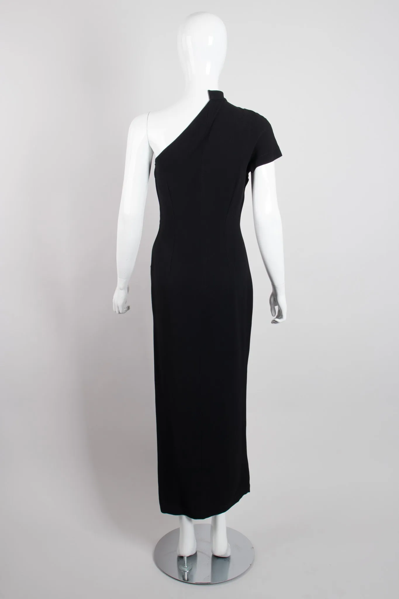 One-Shoulder Cheongsam Sheath Dress