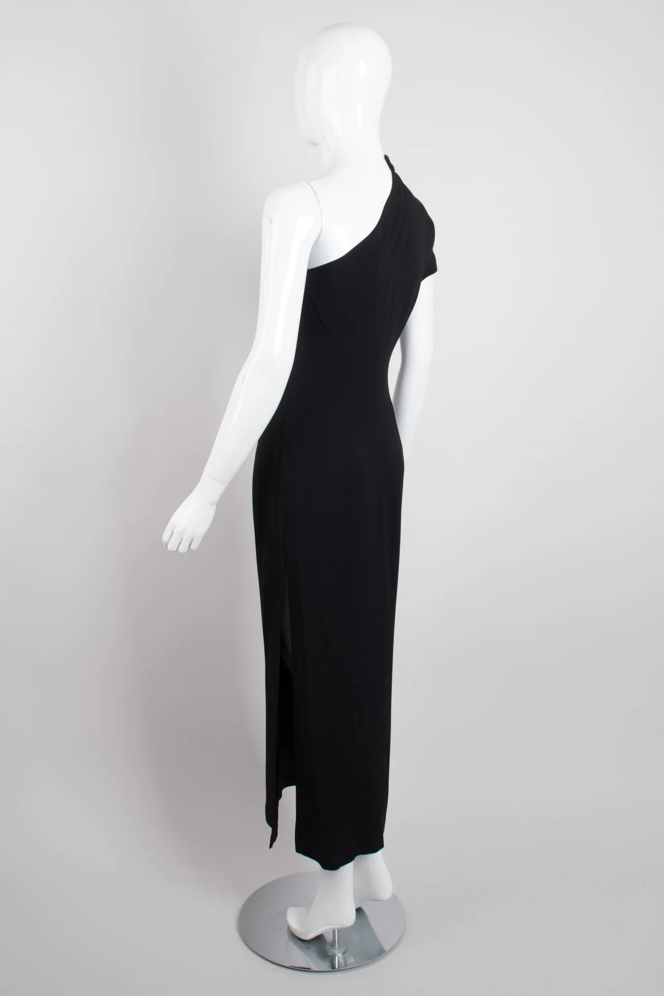 One-Shoulder Cheongsam Sheath Dress