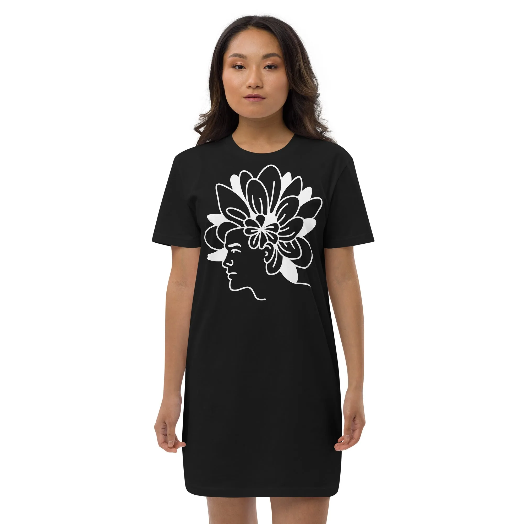 Organic cotton t-shirt dress, Customized Dress, Apparel,,