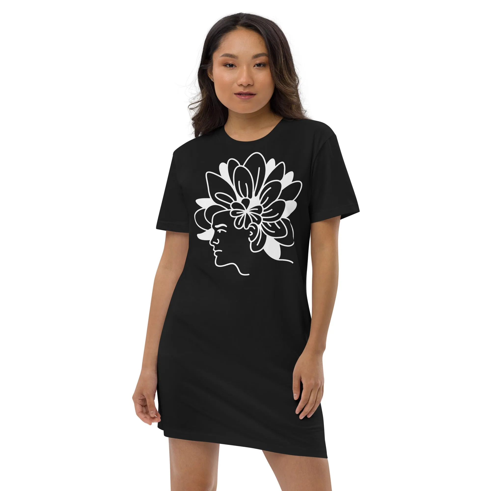 Organic cotton t-shirt dress, Customized Dress, Apparel,,