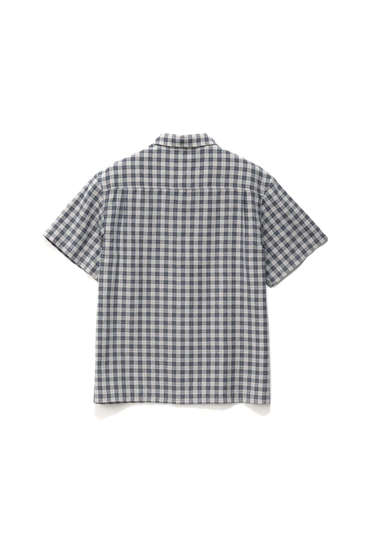 OXFORD SCRIPT SHIRT - NAVY / TAN