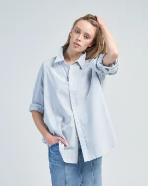 oxford shirt drop neck