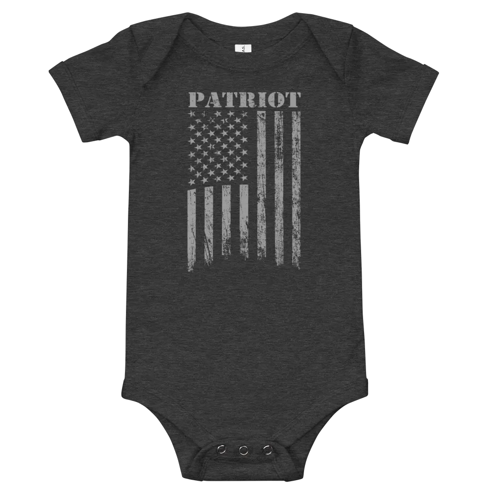 Patriot Distressed Flag Onesie