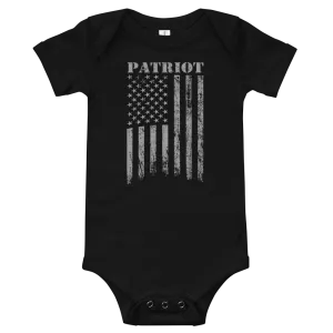 Patriot Distressed Flag Onesie