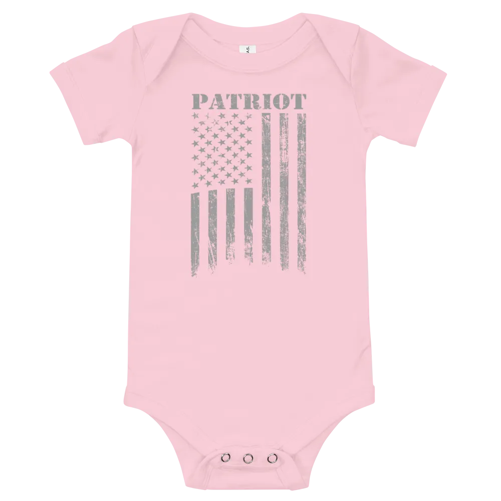 Patriot Distressed Flag Onesie