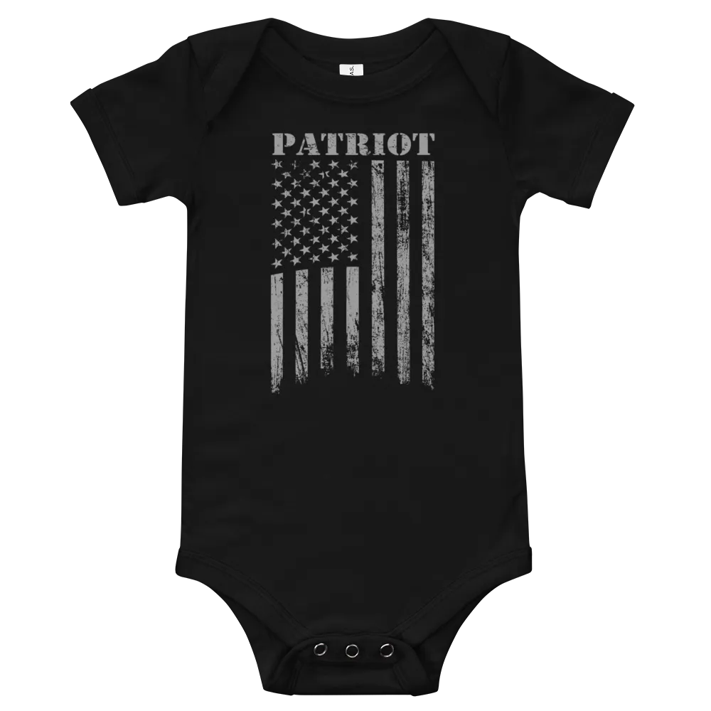 Patriot Distressed Flag Onesie