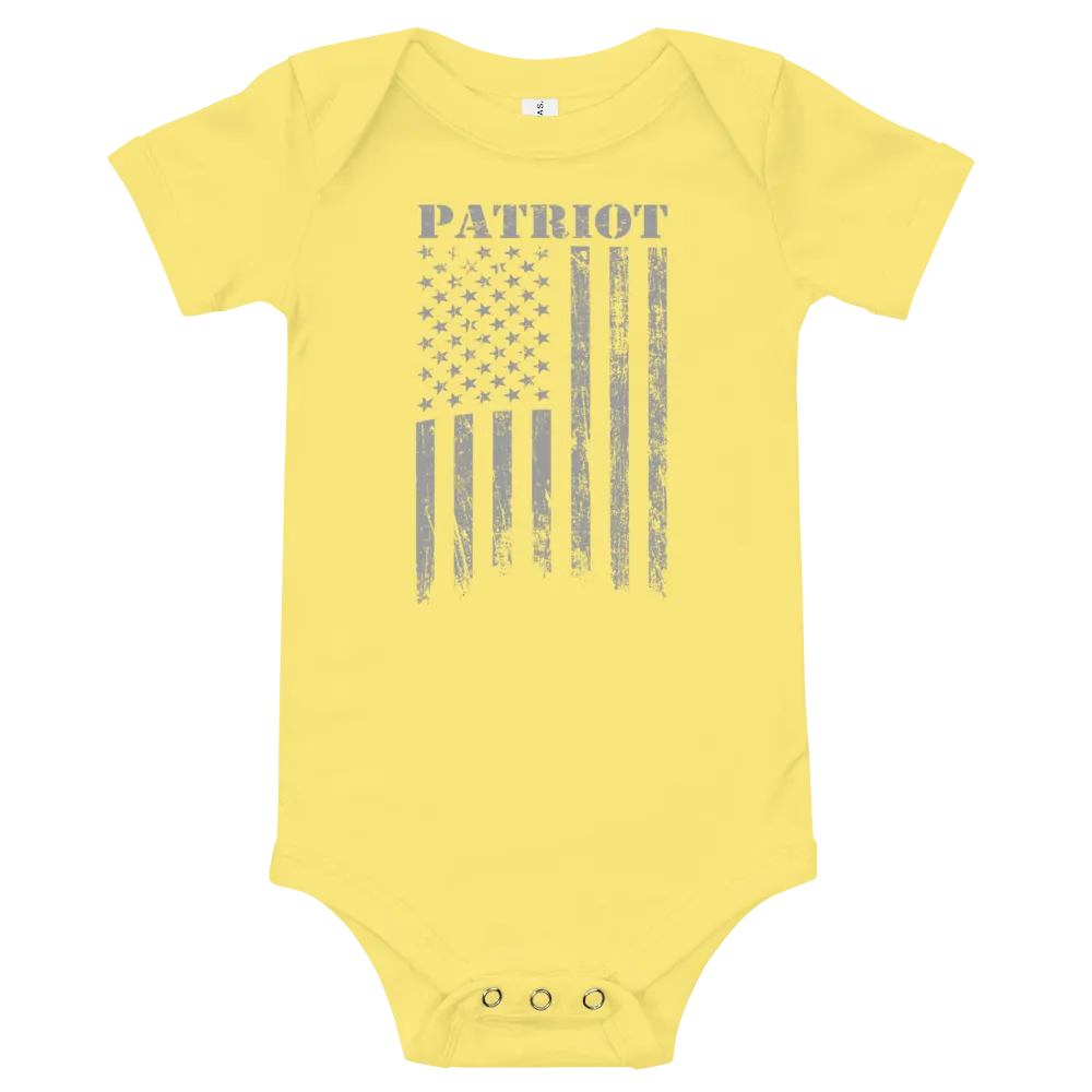 Patriot Distressed Flag Onesie