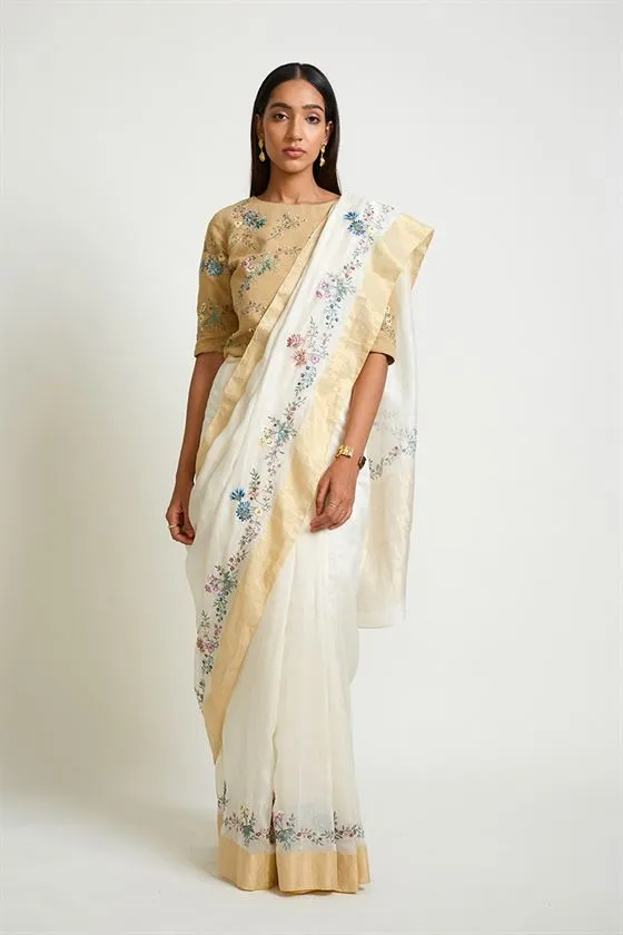 Payal Pratap   -   Rock Garden Magnolia Embroidered Saree