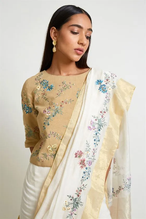 Payal Pratap   -   Rock Garden Magnolia Embroidered Saree