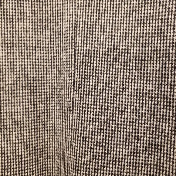 Pendleton Wool Suit Skirt Set Black White Houndstooth Suit Size 12 Skirt Size 14