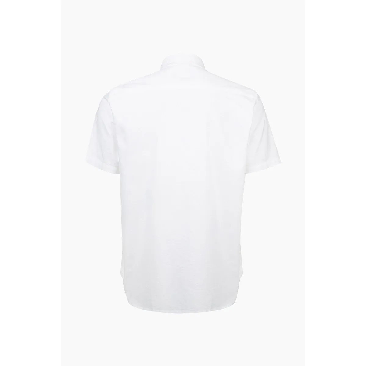PENFIELD FENTON PRINTED POCKET SHORT SLEEVE OXFORD BUTTON SHIRT WHITE PFM521902117-WHT