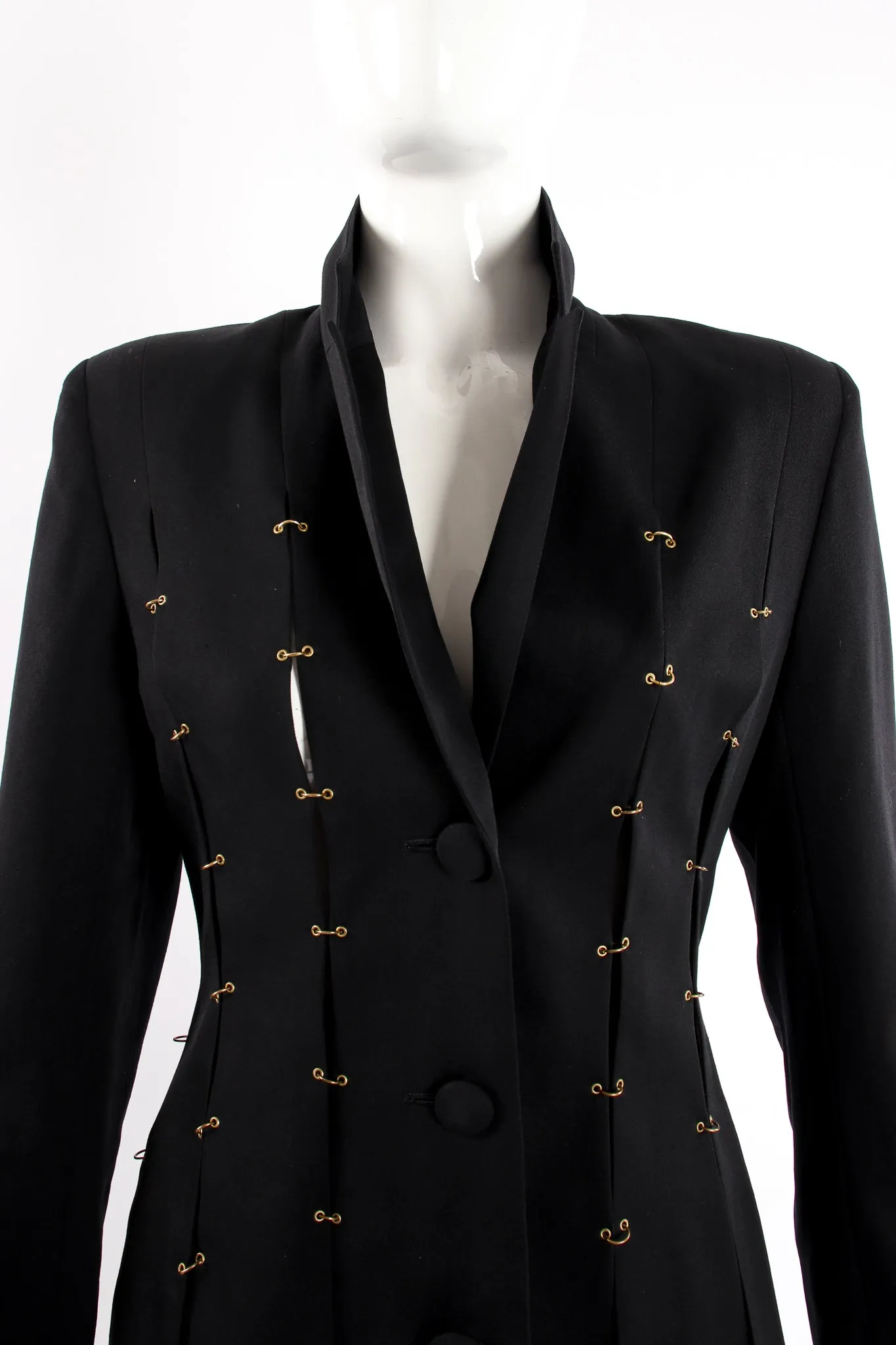 Pierced Ring Carwash Skirt Suit