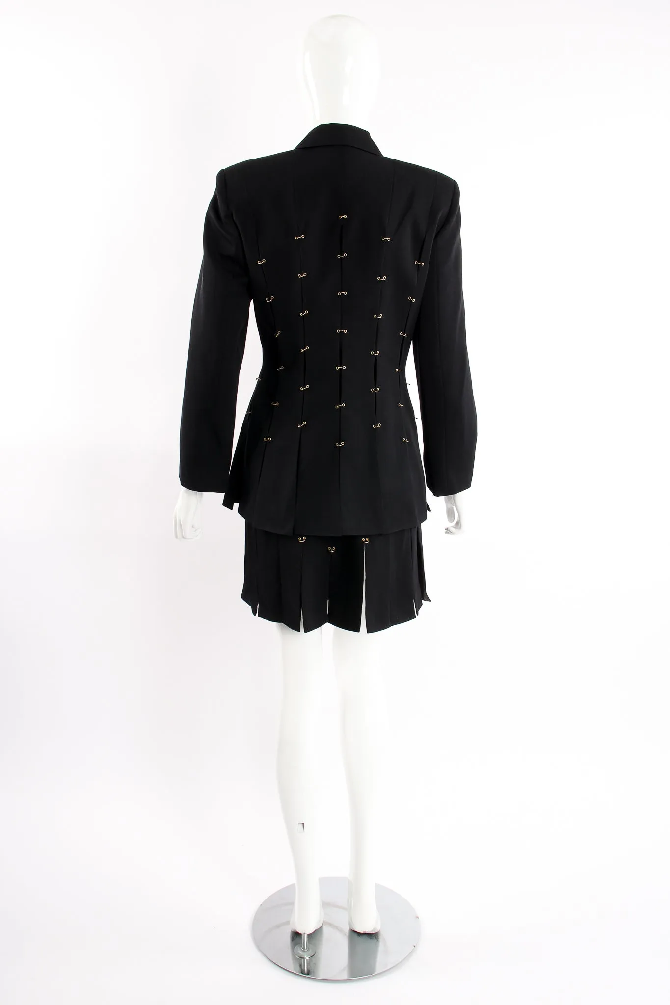 Pierced Ring Carwash Skirt Suit