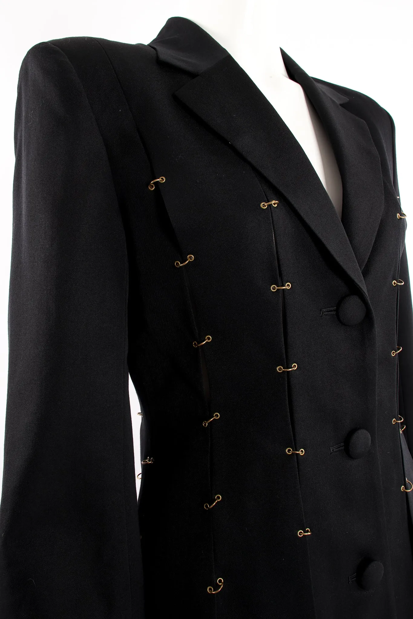 Pierced Ring Carwash Skirt Suit