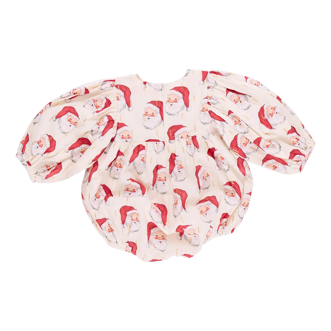 Pink Chicken Baby Girls Bea Bubble - Vintage Santas