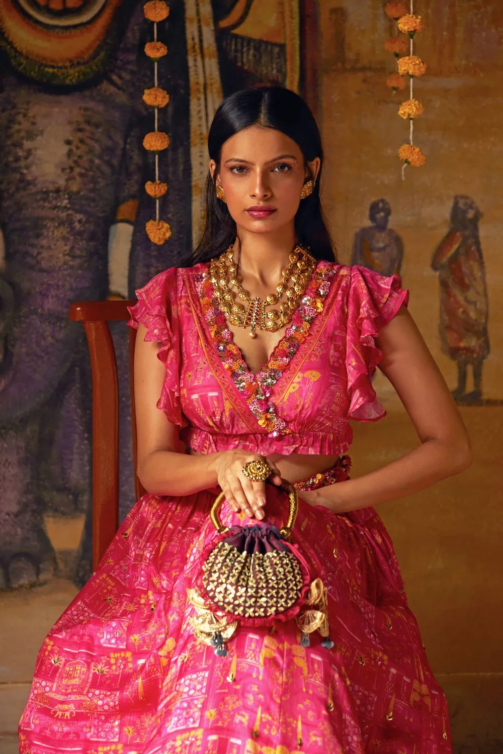 Pink Lehenga Sets