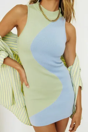 Pistachio Mini Dress