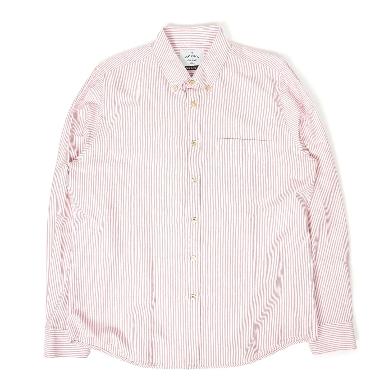 Portuguese Flannel Striped Oxford Shirt Size XL