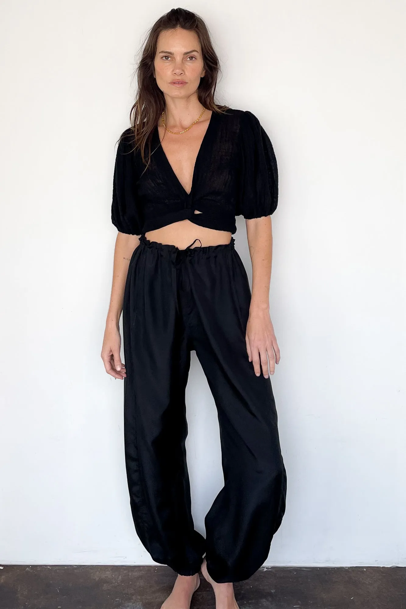 Pouf Tie Blouse
