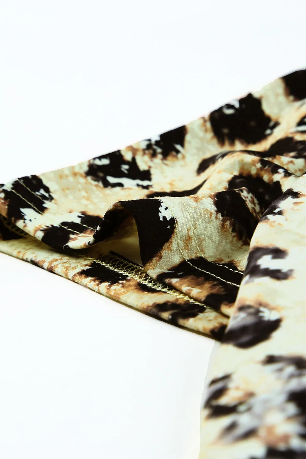 PRAY Print Bleached T-shirt