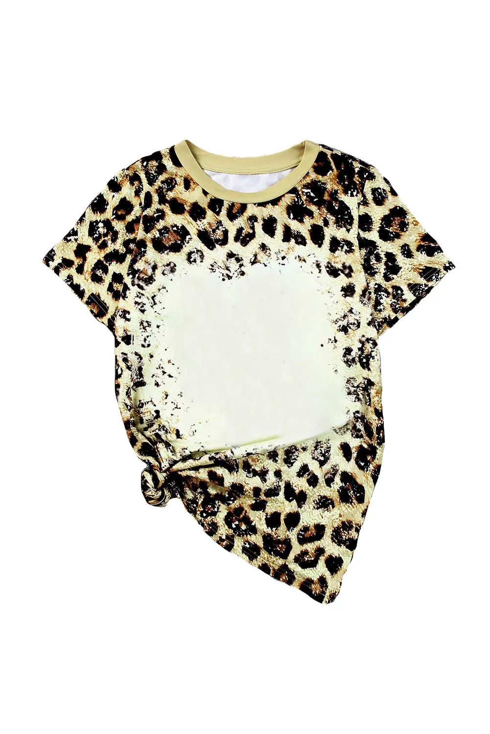 PRAY Print Bleached T-shirt