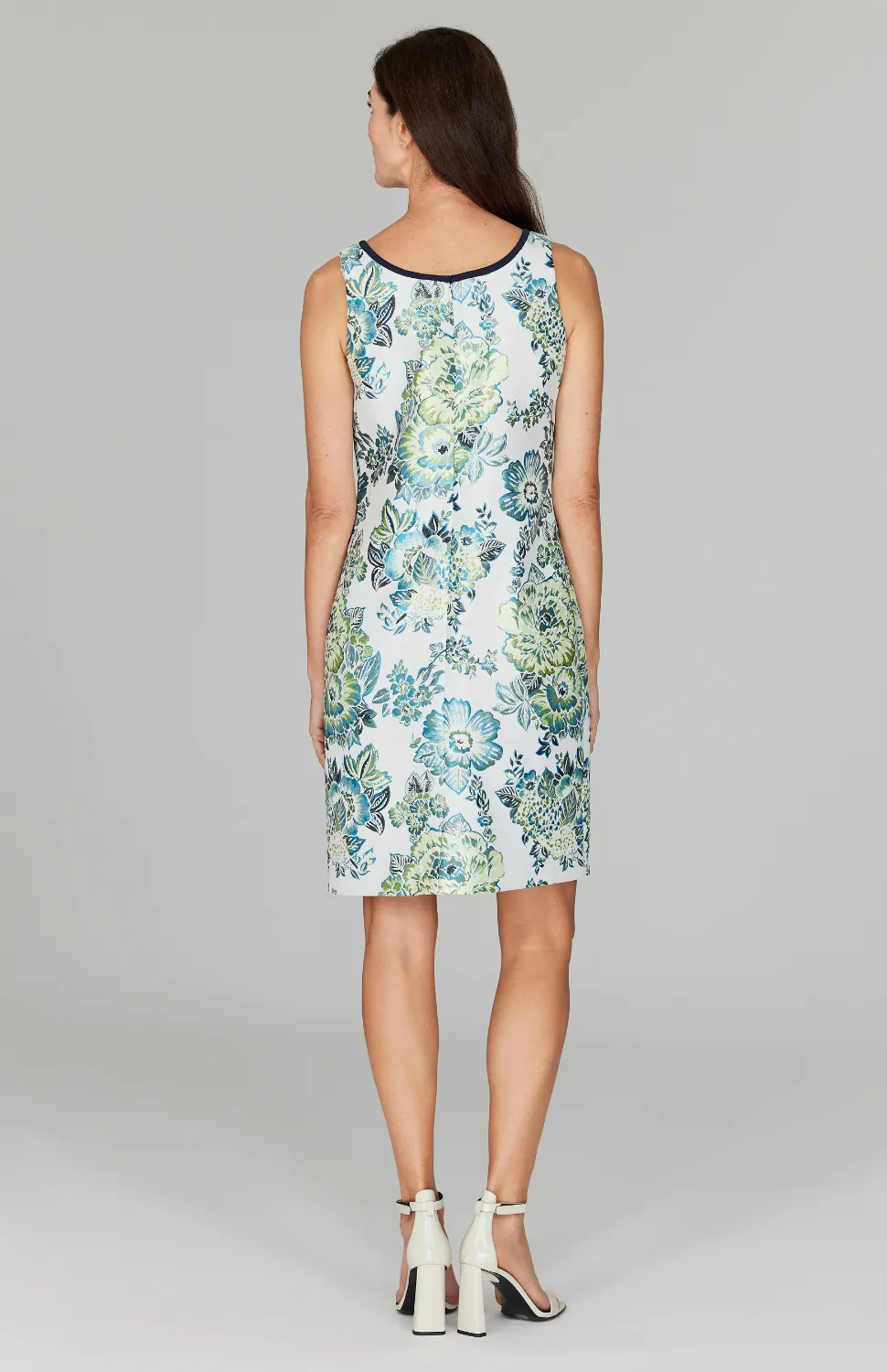 PREORDER Lush Blooms Jacquard Sheath Dress w/ Bias