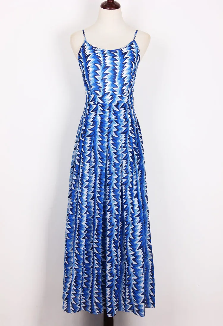 Print Top Suspender Skirt Elegant Cool Woman Suit
