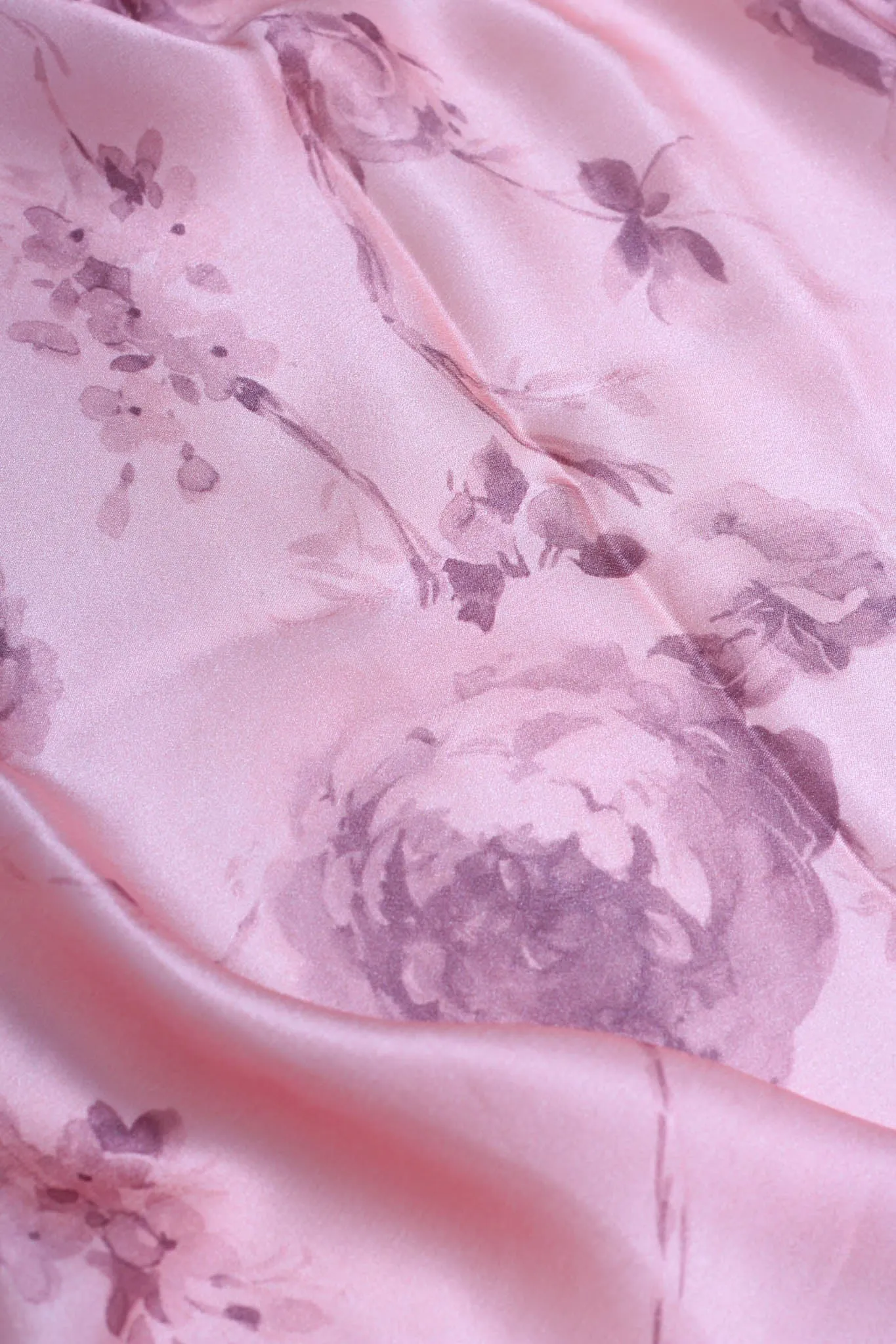 Printed Satin Saree