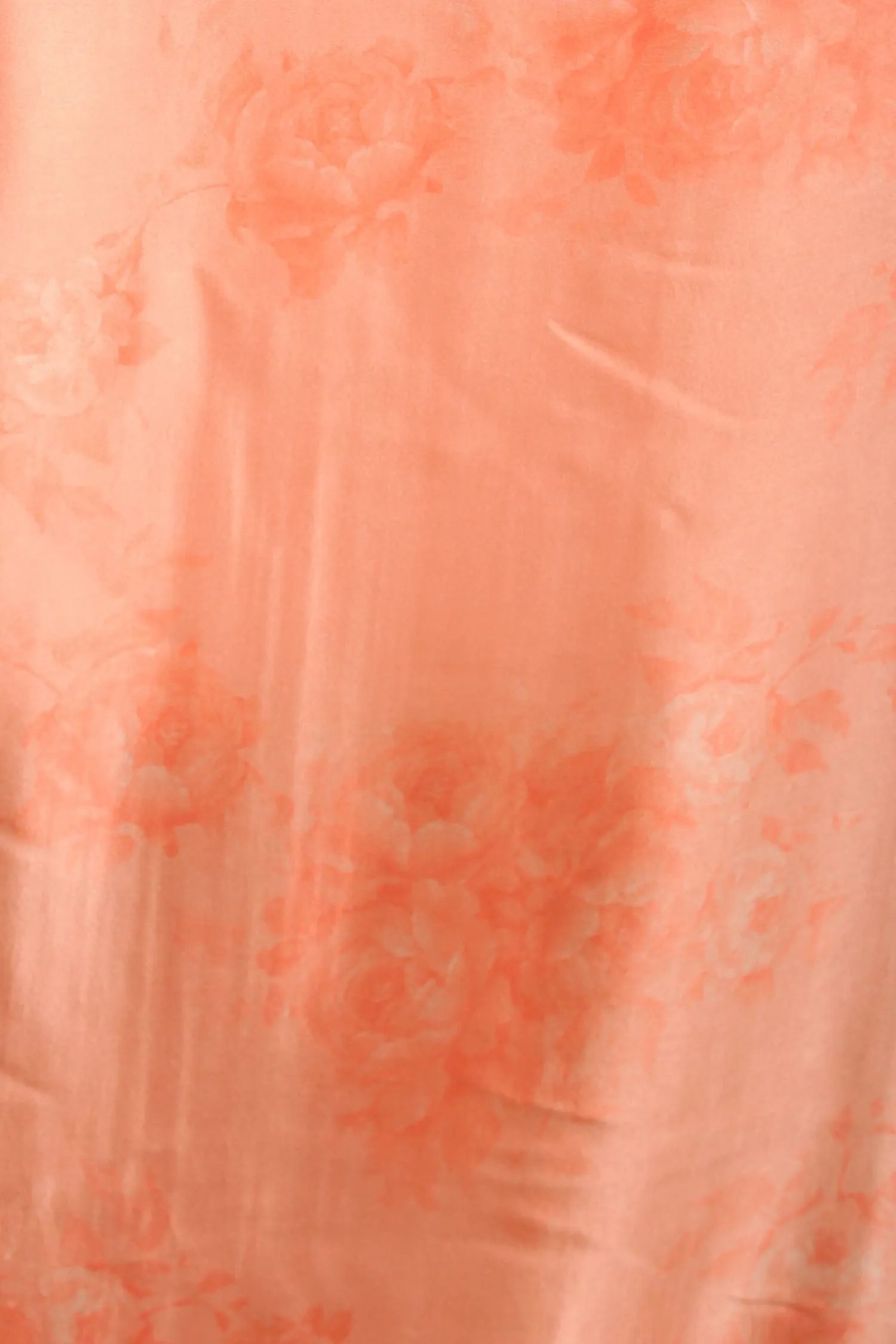 Printed Satin Saree