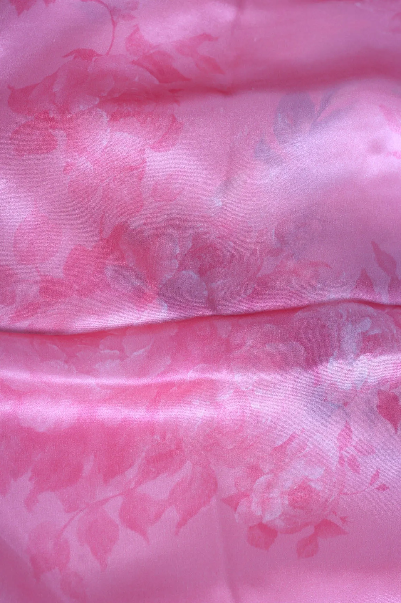 Printed Satin Saree