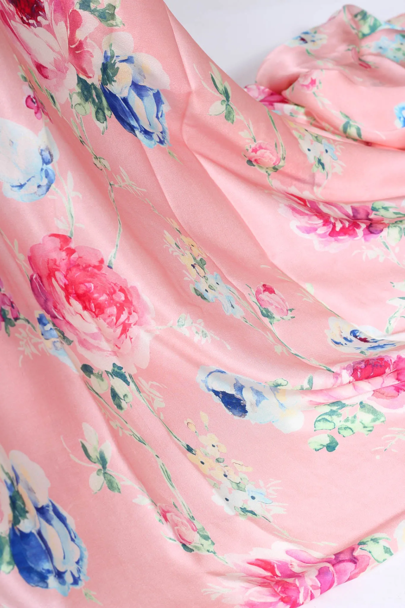 Printed Satin Saree