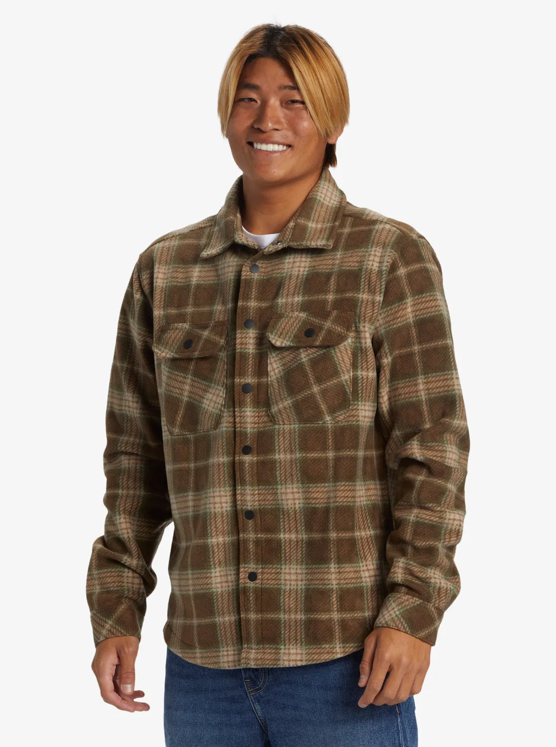 Quiksilver Surf Days LS Shirt - Dark Brown Surf Days