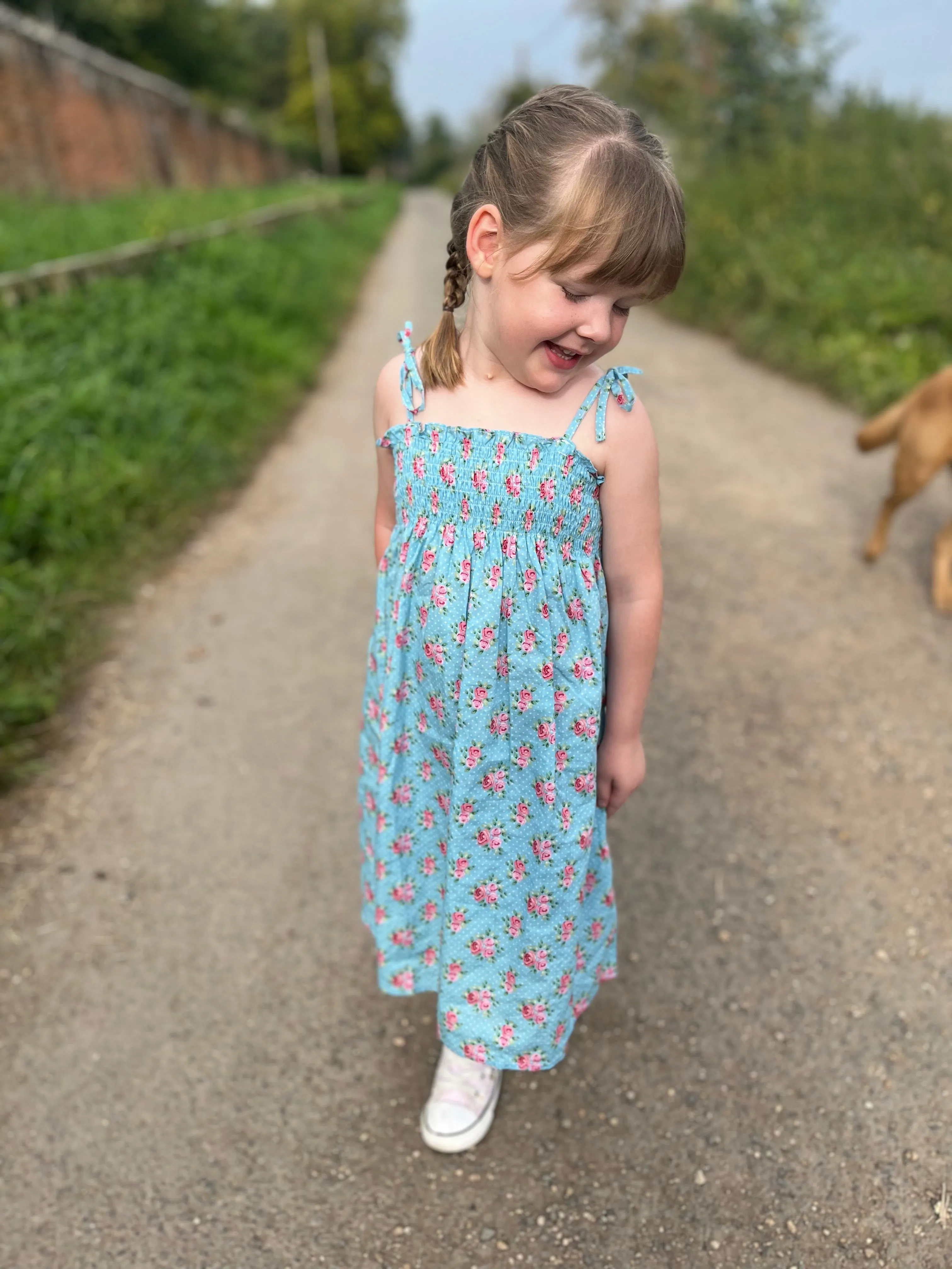 "Sunshine Dress"  Blue
