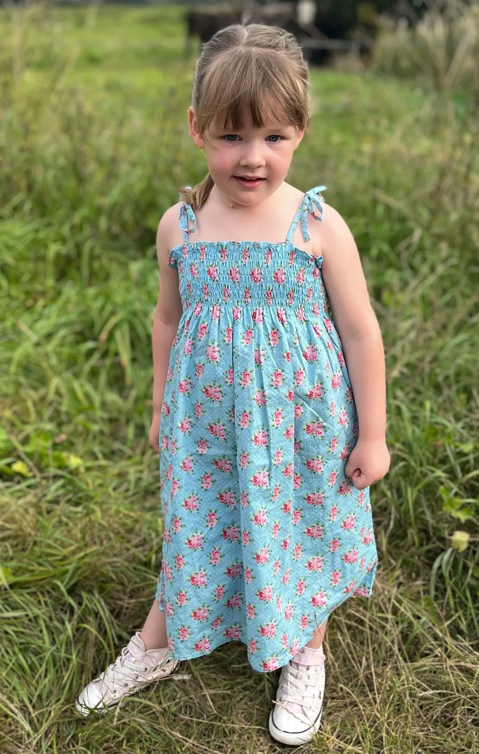 "Sunshine Dress"  Blue