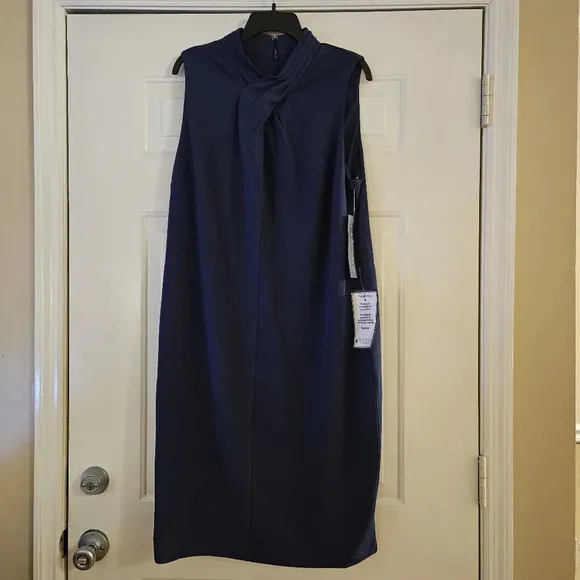 RACHEL RACHEL ROY Womens Twisted Sleeveless Knee Length Party Sheath Dress
