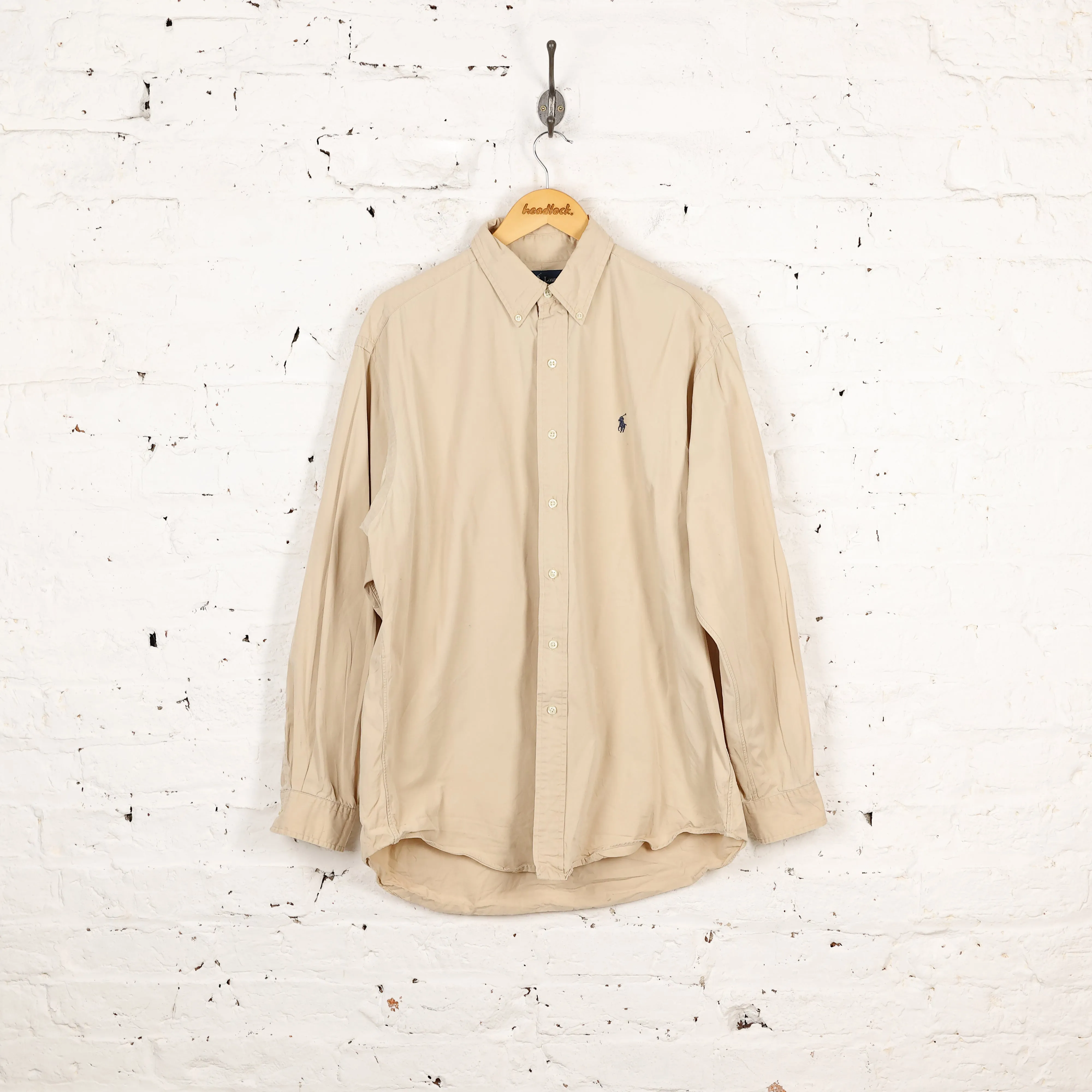 Ralph Lauren Blake Oxford Shirt - Beige - L
