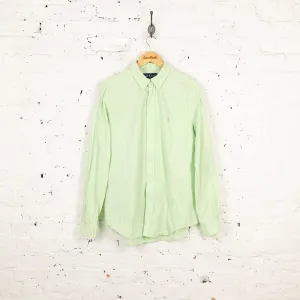 Ralph Lauren Classic Fit Oxford Shirt - Green - L