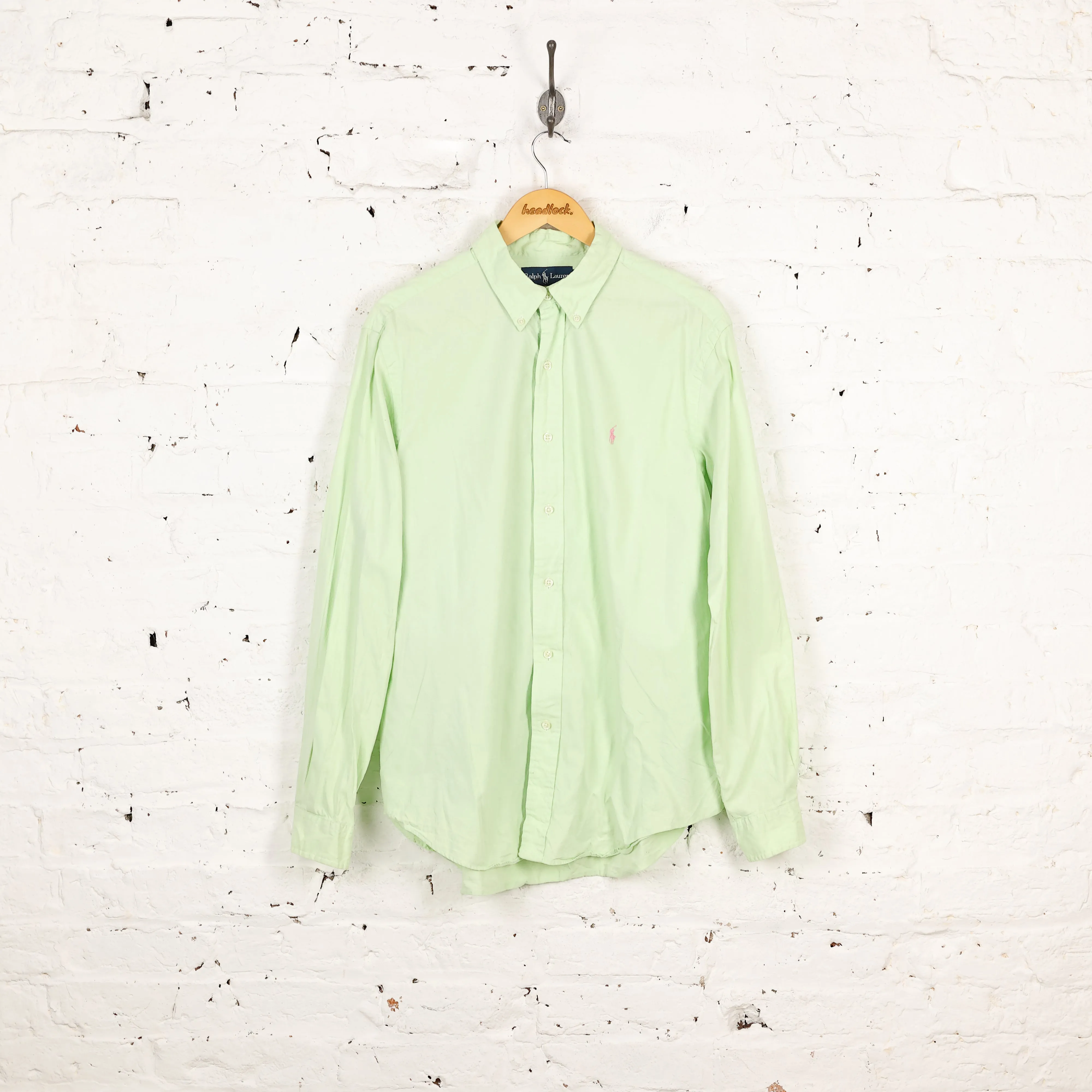Ralph Lauren Classic Fit Oxford Shirt - Green - L