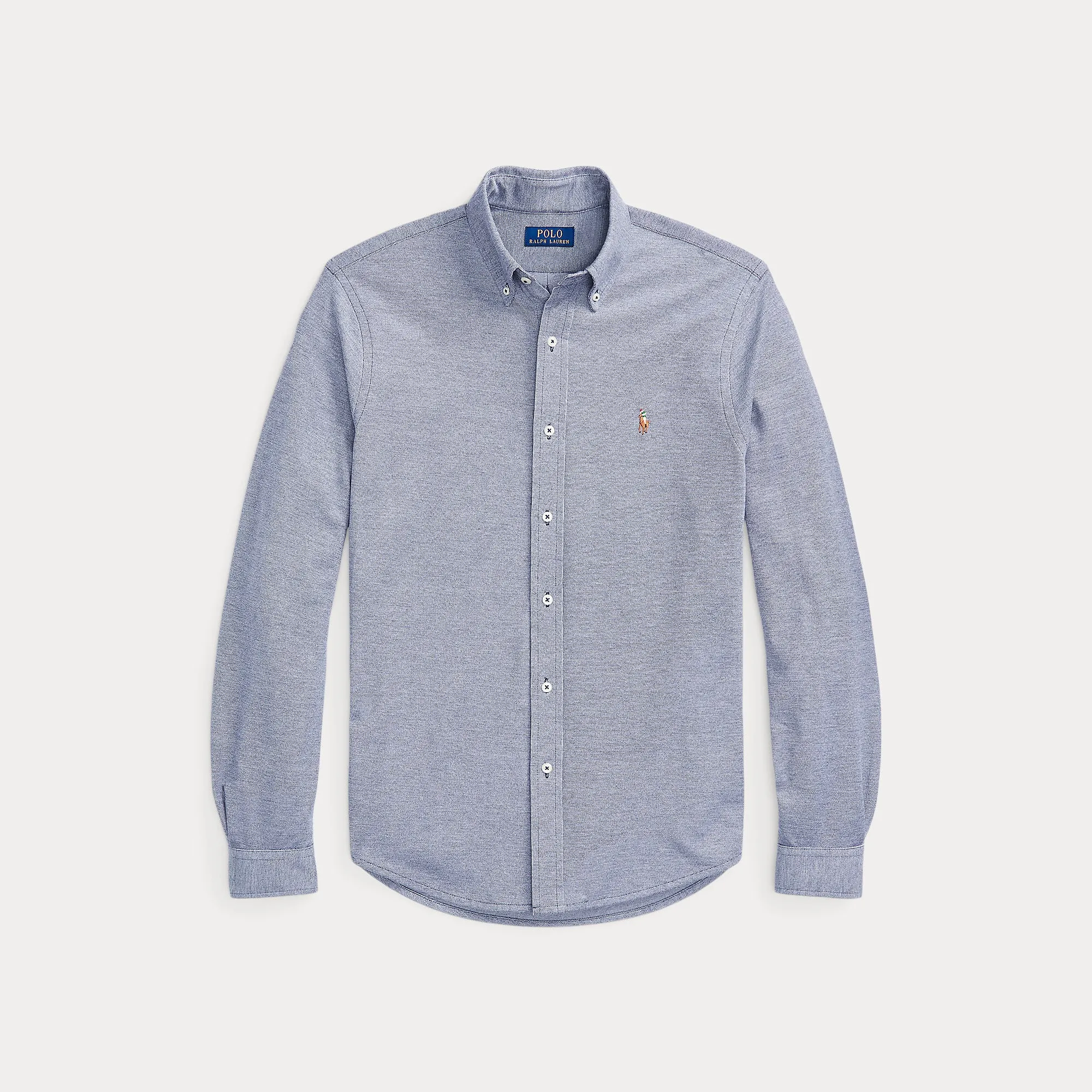 Ralph Lauren Mens Oxford mesh shirt Newport Navy