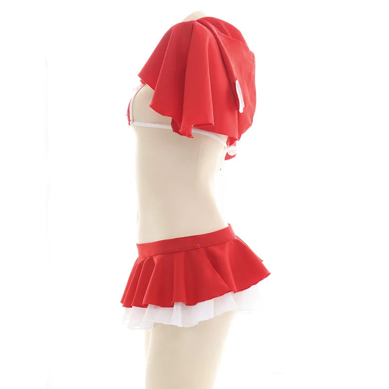 Red Uniform Cloak Suit Pajamas UB3460