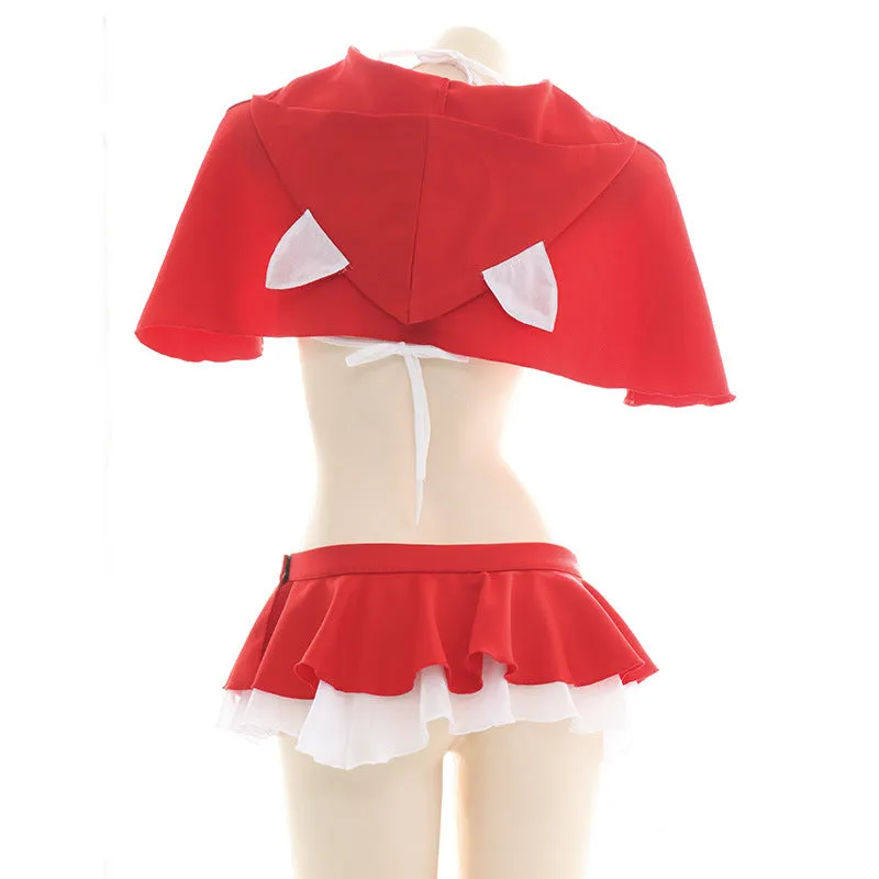 Red Uniform Cloak Suit Pajamas UB3460