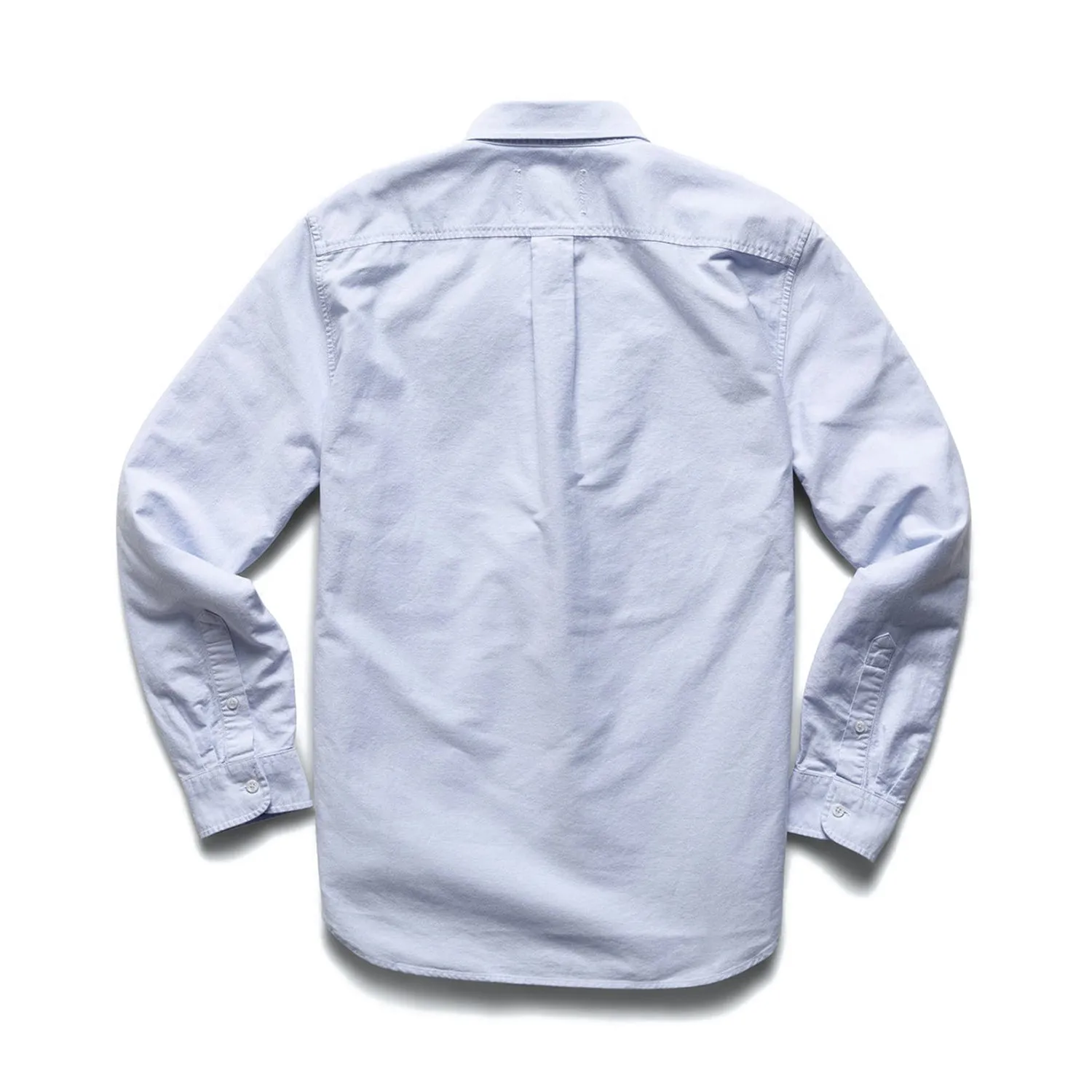 Reigning Champ Men Woven Windsor Oxford Shirt Light Blue RC-8000-LBLU